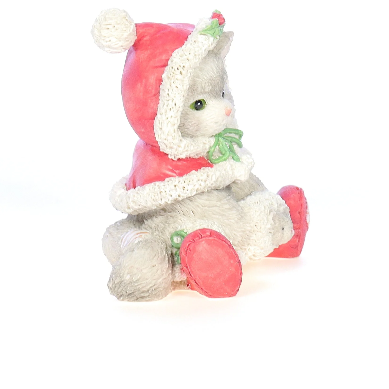 Calico Kittens Vintage 1993 Resin Figurine Wrapped in The Warmth Of Friendship - Image 8