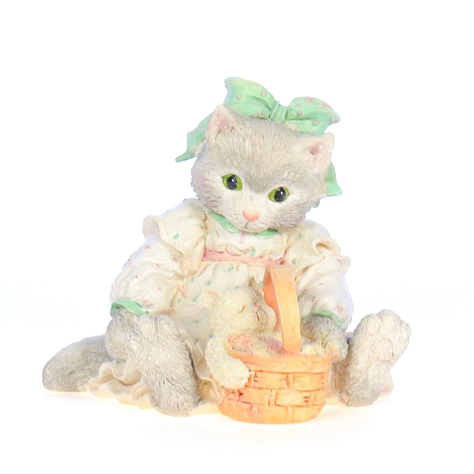 Calico Kittens Vintage 1992 Resin Figurine You're A Friend Fur-Ever 628018