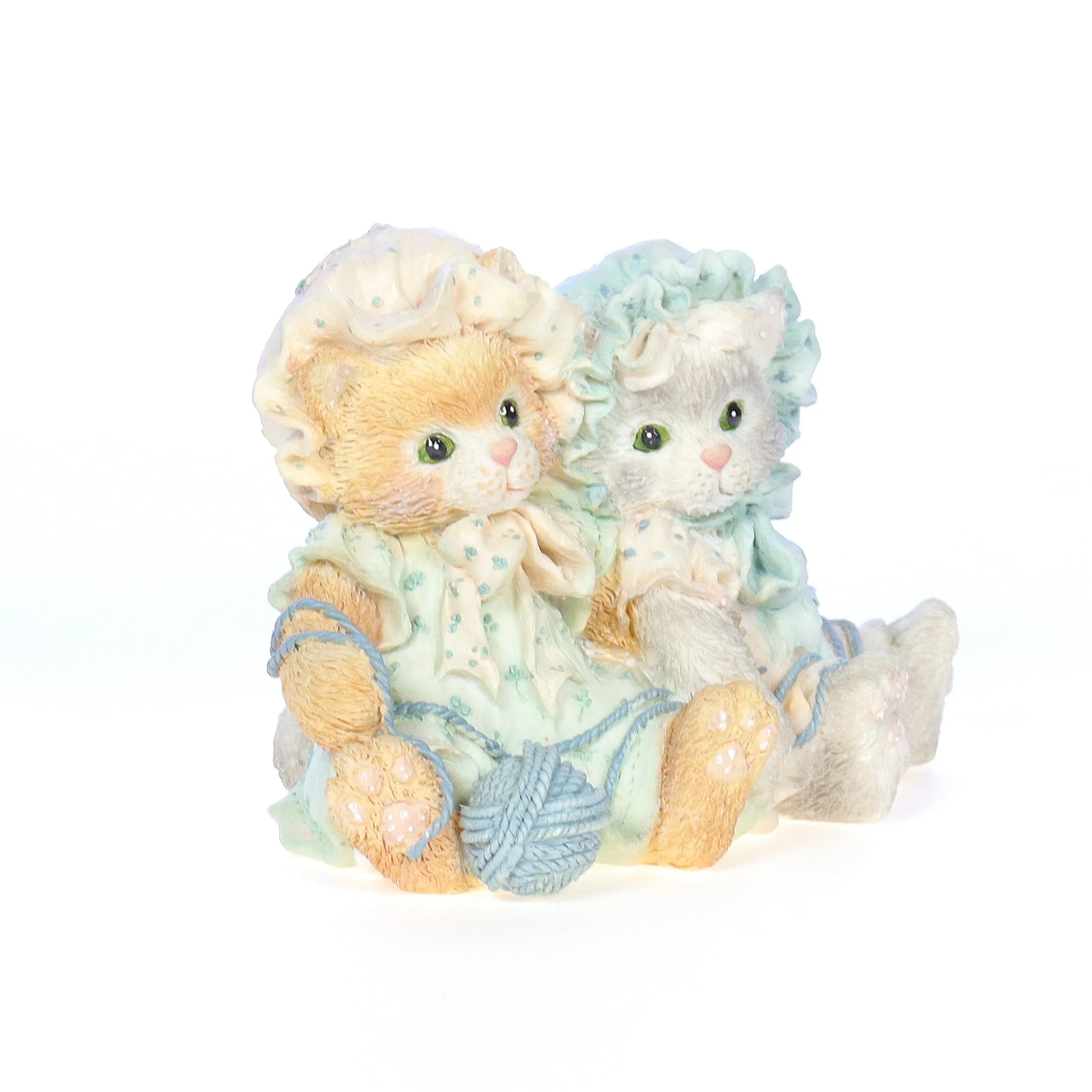 Calico Kittens Vintage 1992 Resin Figurine You're Always There When I Need You - Image 8