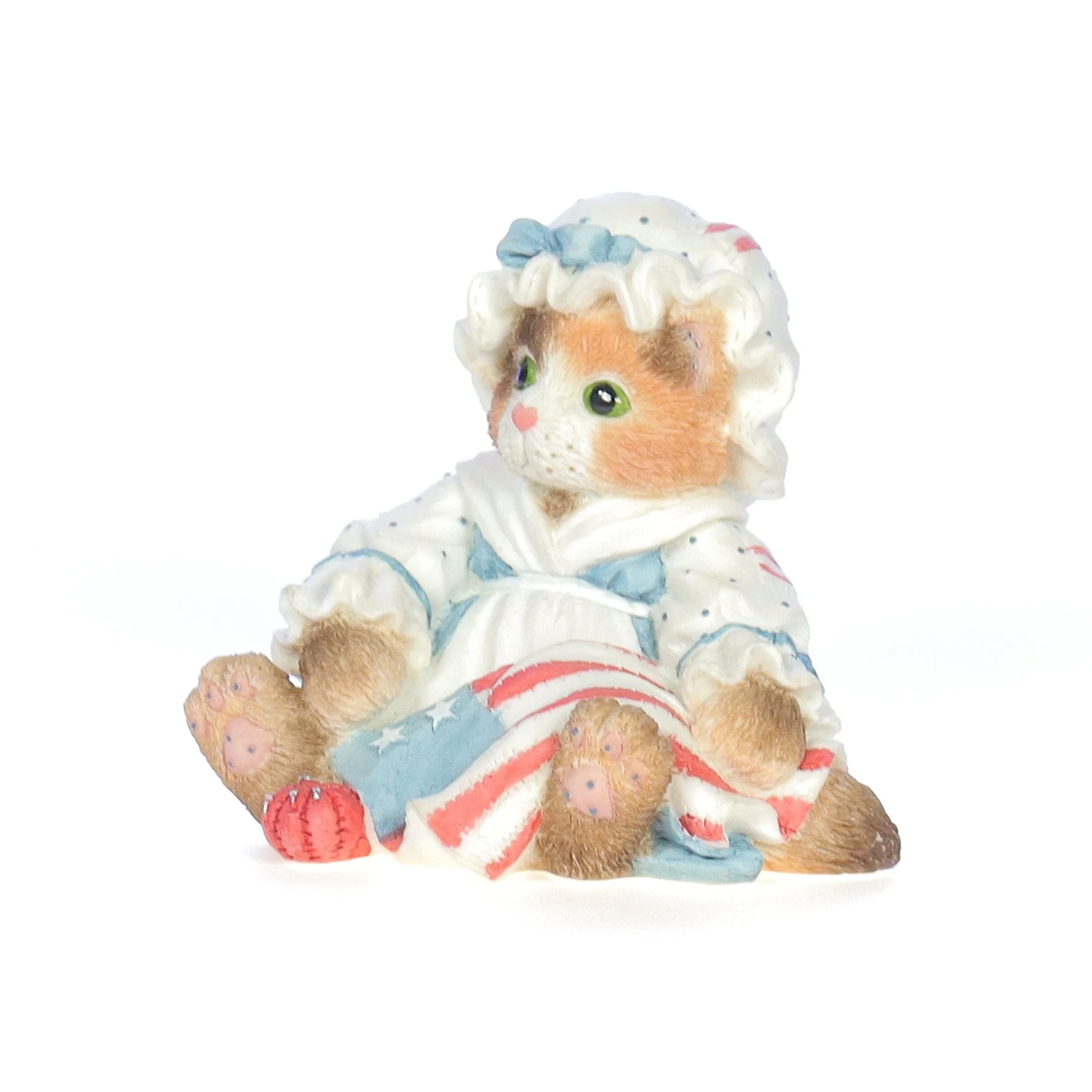 Calico Kittens Vintage 1994 Resin Figurine You're My All American Friend 129607 - Image 2