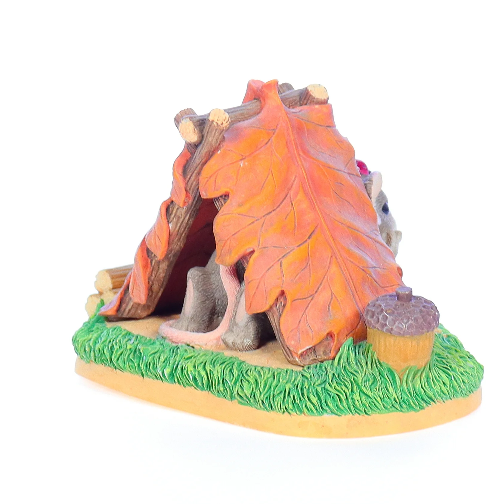 Charming Tails Vintage Resin Fall Figurine 83/703 Camping Out 2.75" - Image 6