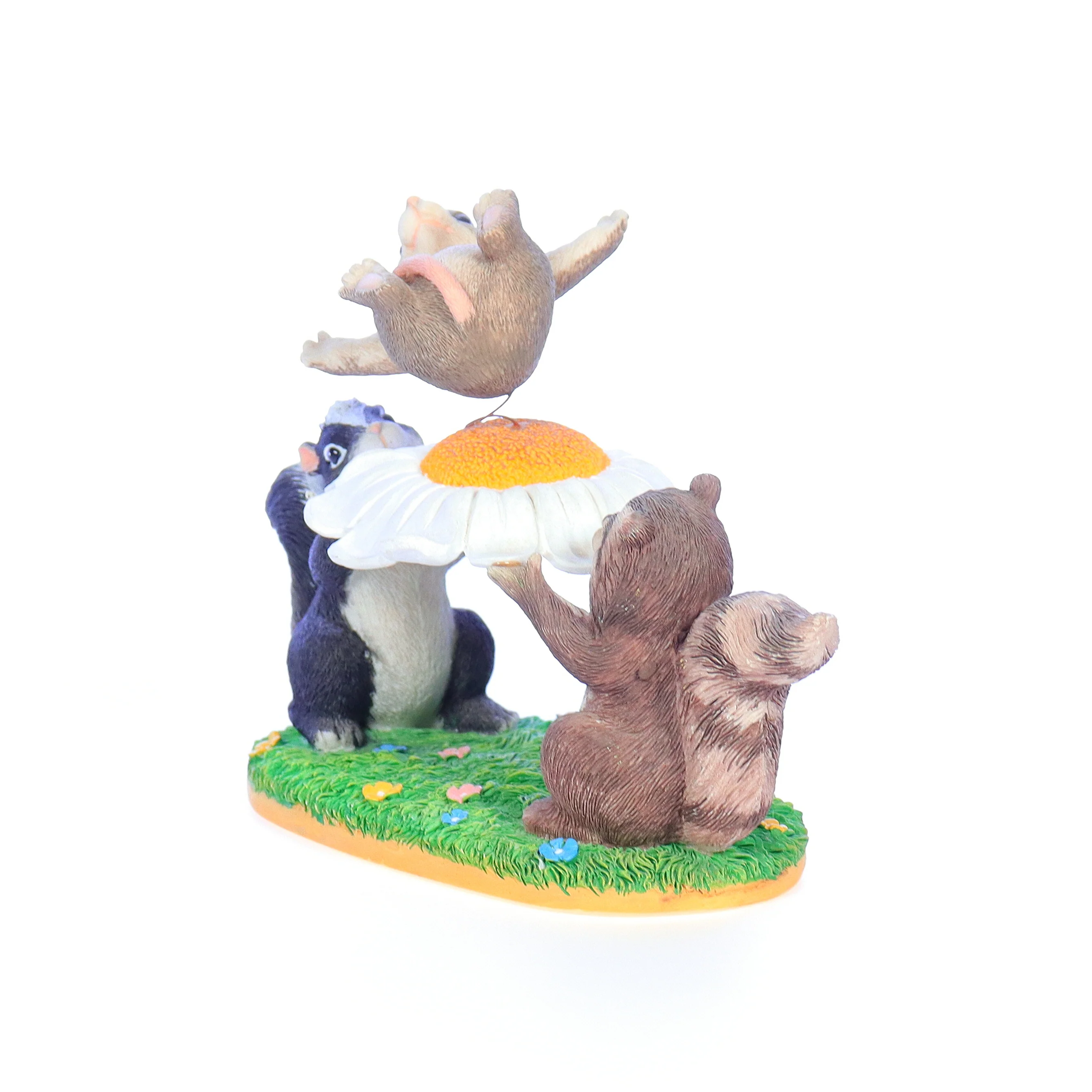 Charming Tails Vintage Resin Spring Figurine 83/704 The Blossom Bounce 4" - Image 2