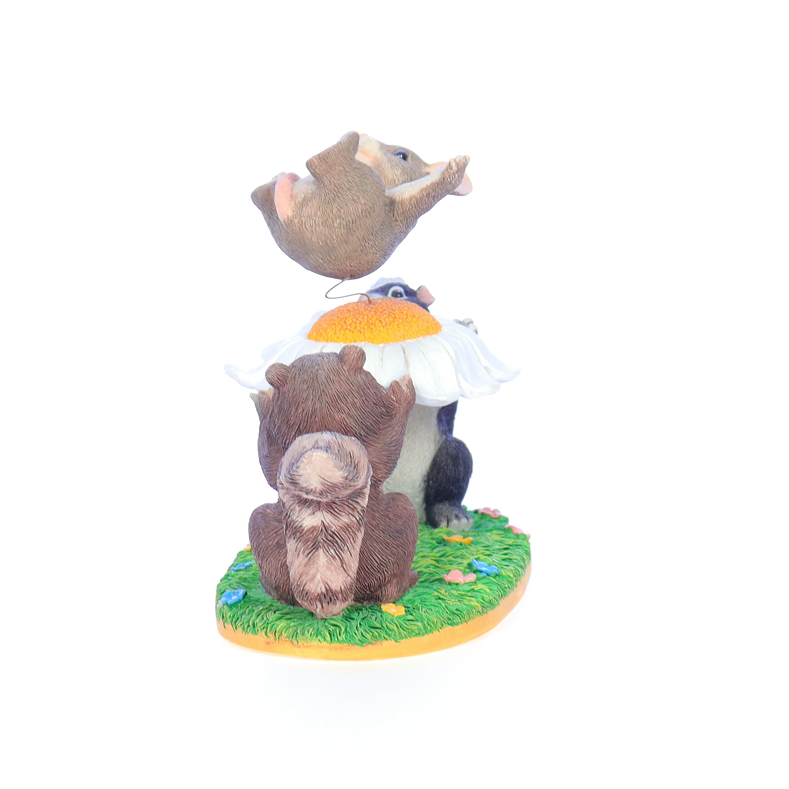 Charming Tails Vintage Resin Spring Figurine 83/704 The Blossom Bounce 4" - Image 3