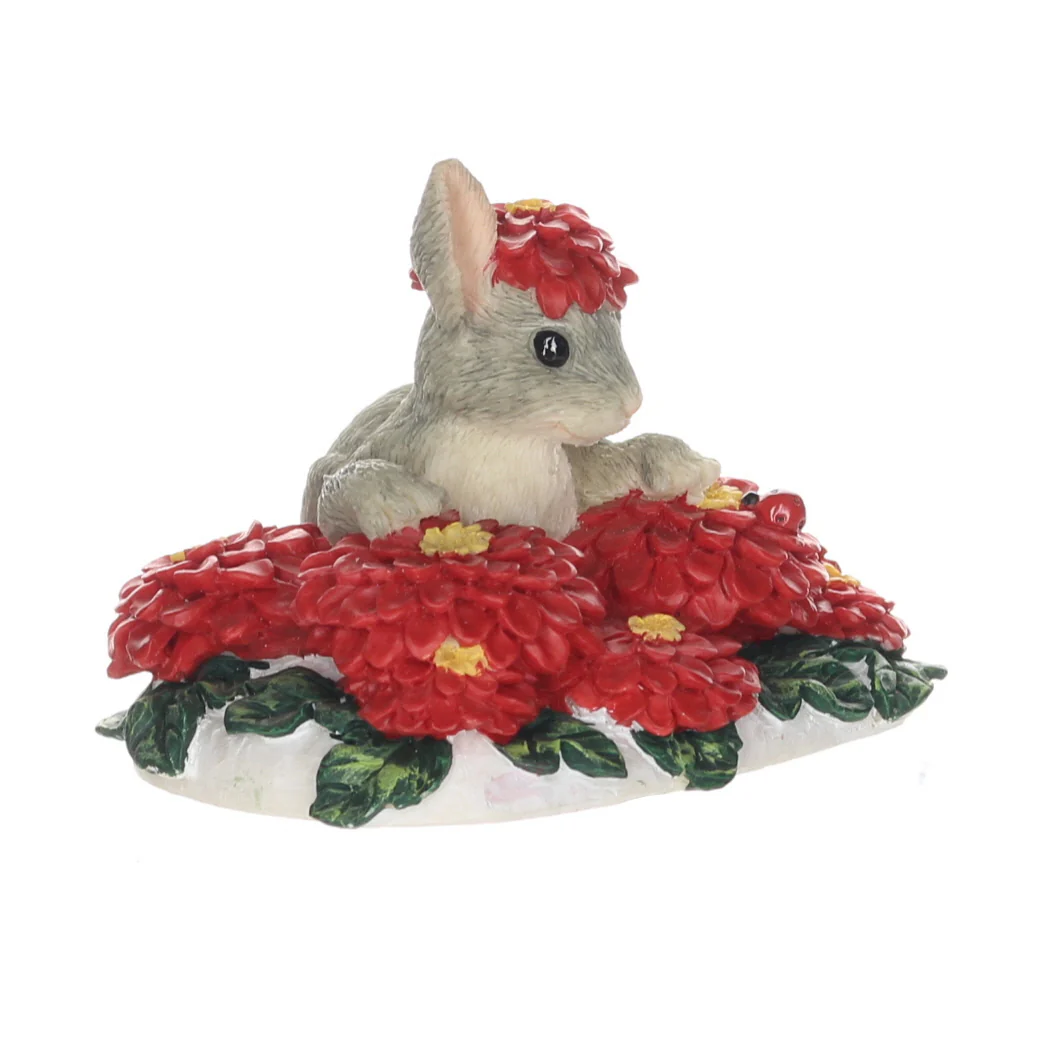 Charming Tails Fitz & Floyd Resin Figurine in Box Christmas 87426 3" - Image 8