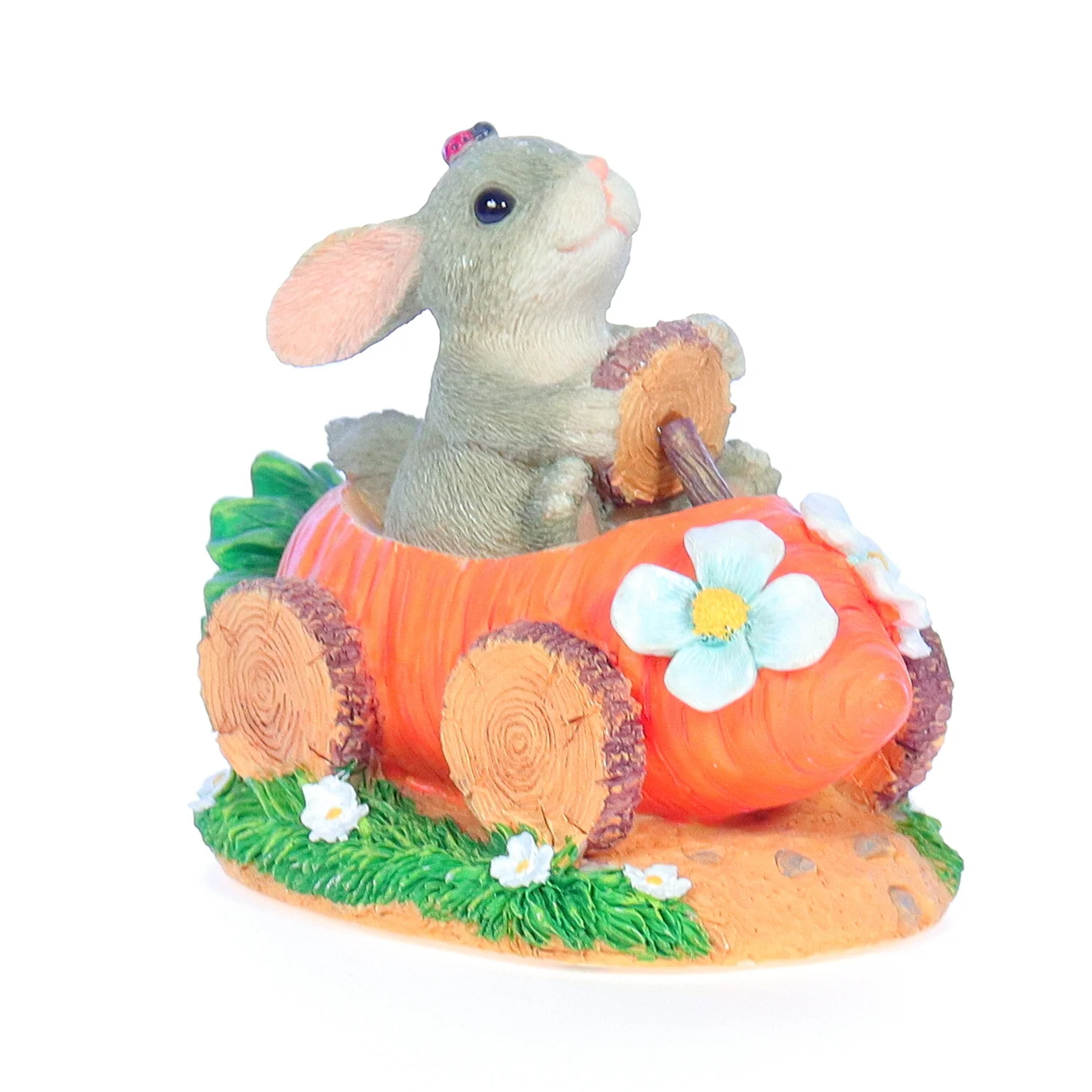 Charming Tails Vintage Resin Easter Figurine 88/703 Motoring Along 3" - Image 8