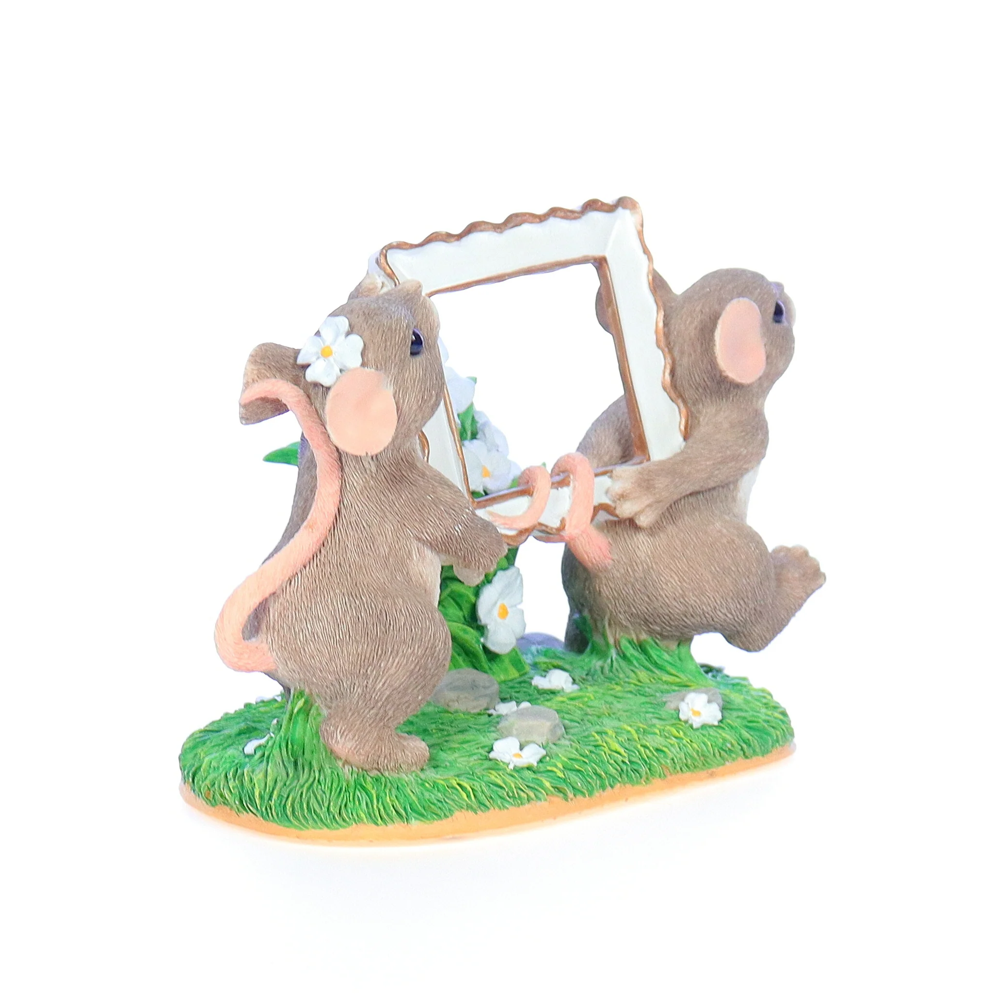 Charming Tails Vintage Resin Spring Figurine 89/722 Picture Perfect 3.25" - Image 8
