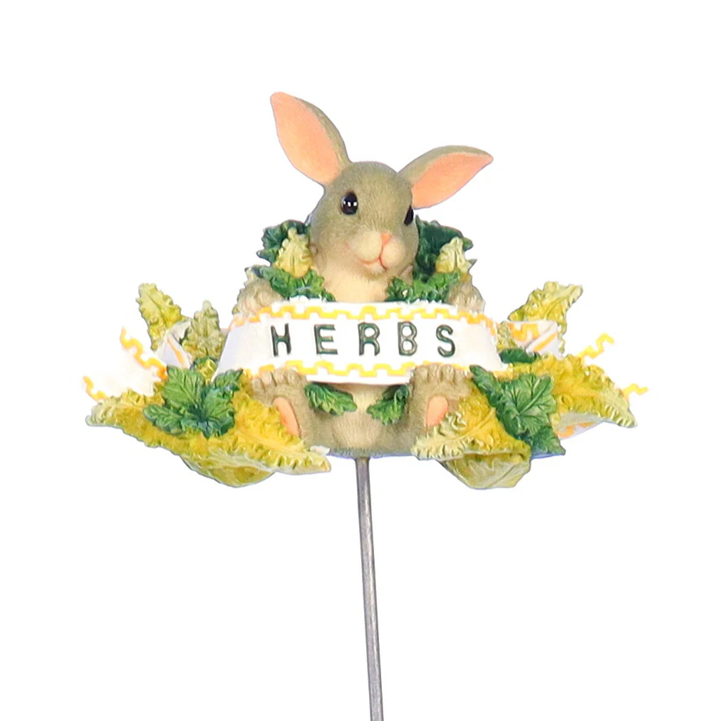 Charming Tails Vintage Resin Spring Garden Stake 93/704 Spring Garden 3"