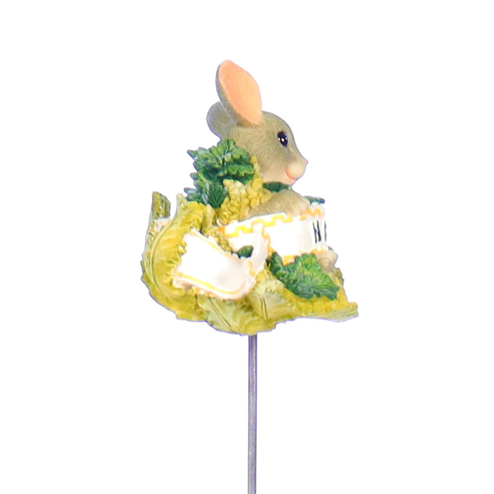 Charming Tails Vintage Resin Spring Garden Stake 93/704 Spring Garden 3" - Image 7