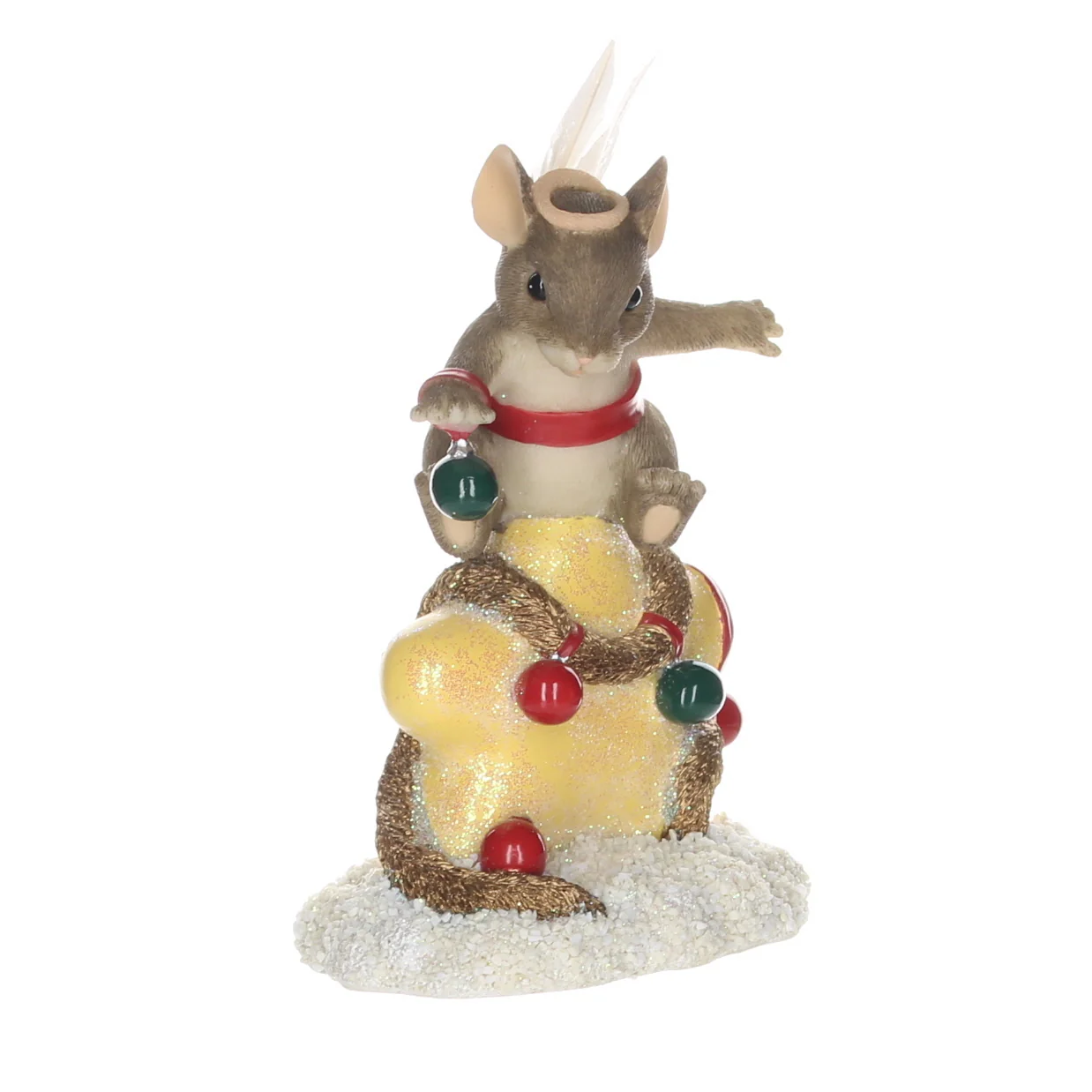 Charming Tails Fitz & Floyd Resin Figurine in Box Christmas 98/279 4.5" - Image 8
