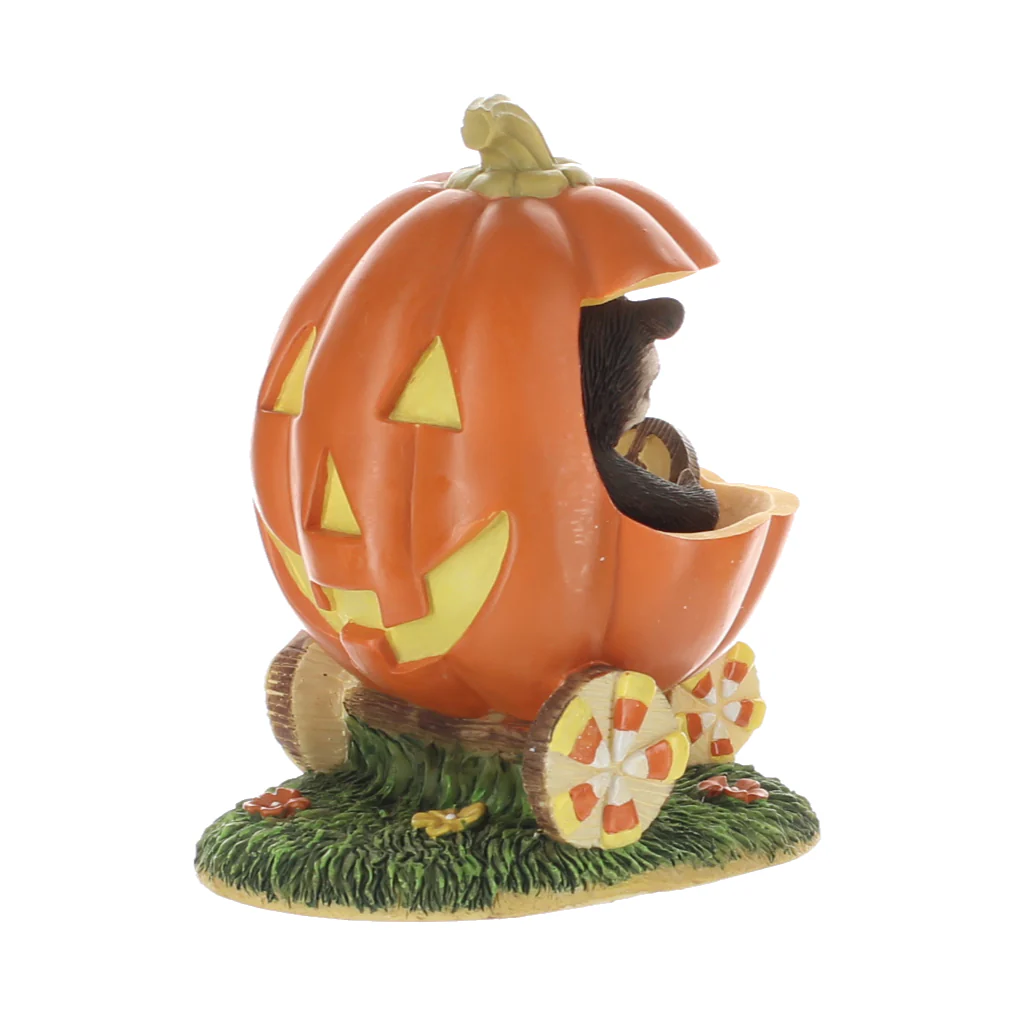 Charming Tails Vintage  Resin Figurine Jack-O-Lantern Jalopy 85410 - Image 5