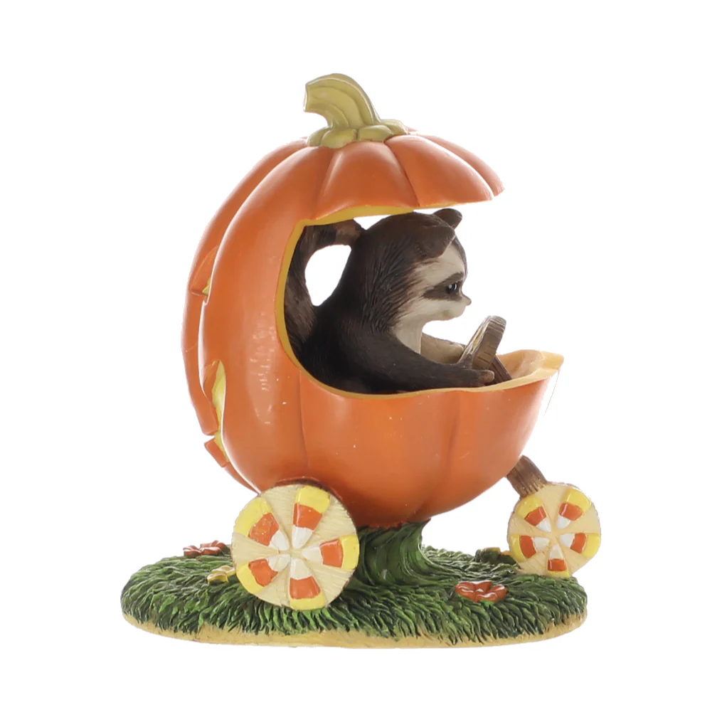 Charming Tails Vintage  Resin Figurine Jack-O-Lantern Jalopy 85410 - Image 6