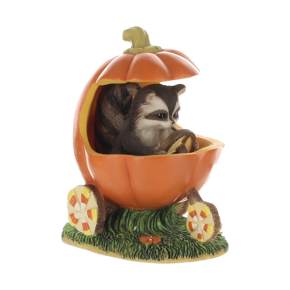 Charming Tails Vintage  Resin Figurine Jack-O-Lantern Jalopy 85410 - Image 7