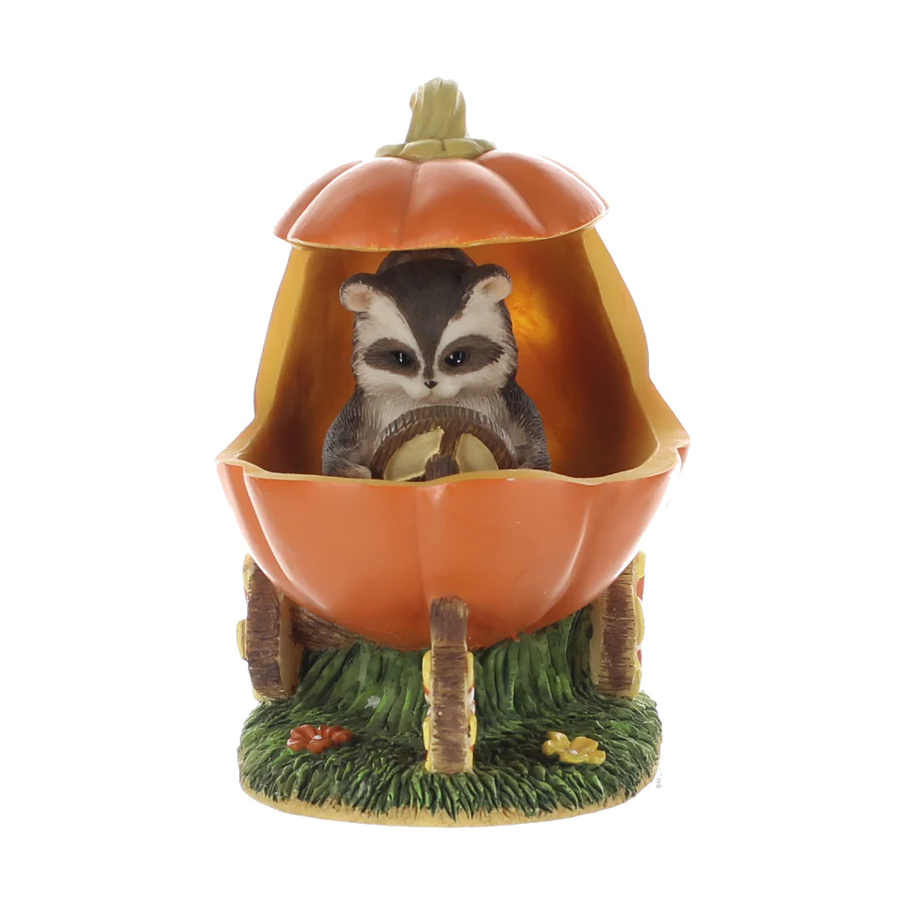 Charming Tails Vintage  Resin Figurine Jack-O-Lantern Jalopy 85410 - Image 8