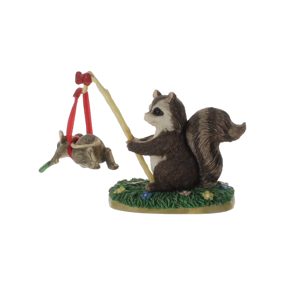 Charming Tails Vintage  Resin Figurine Training Wings 87398