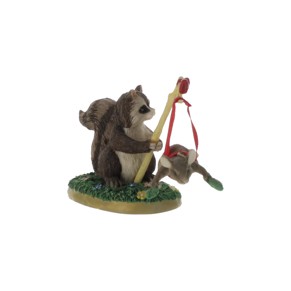 Charming Tails Vintage  Resin Figurine Training Wings 87398 - Image 6