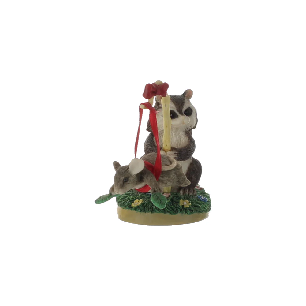Charming Tails Vintage  Resin Figurine Training Wings 87398 - Image 7