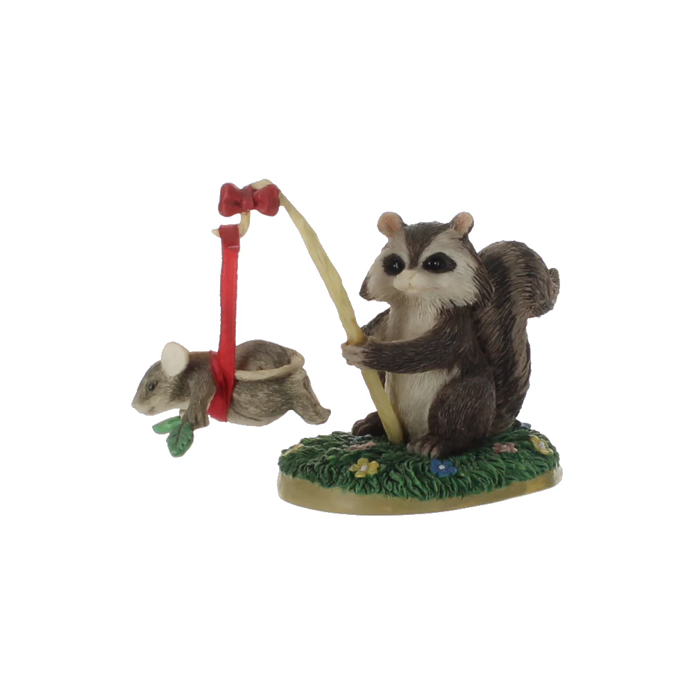 Charming Tails Vintage  Resin Figurine Training Wings 87398 - Image 8