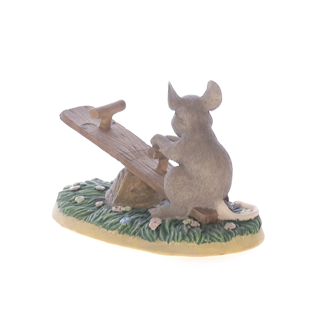 Charming Tails Vintage Resin Mouse Figurine silvestri_14 Lonely See Saw 2.5" - Image 6