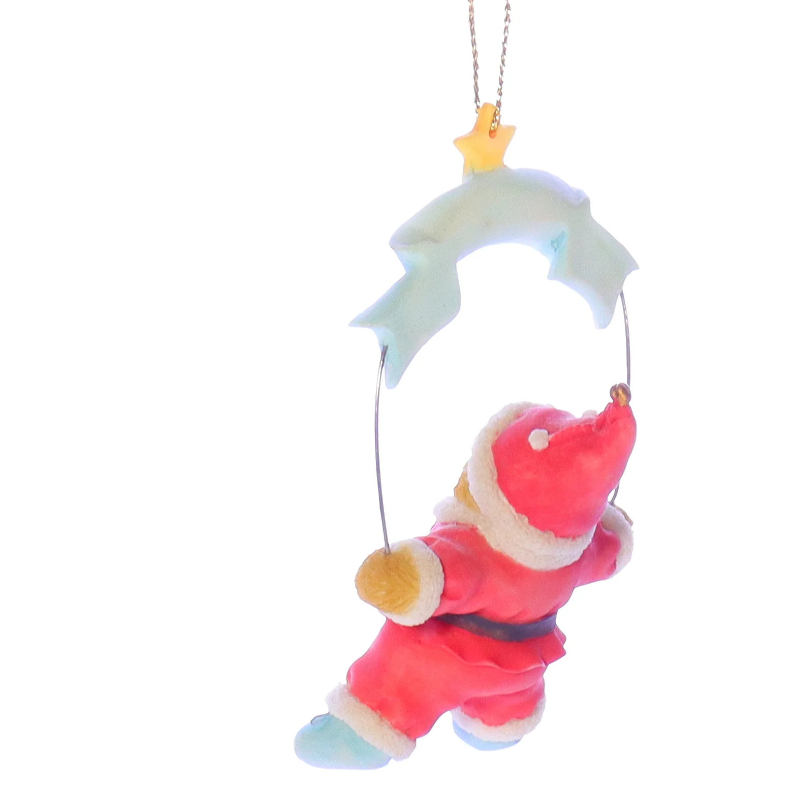 Cherished Teddies Vintage Resin Christmas Ornament 112392 Believe 2003 3.5" - Image 4