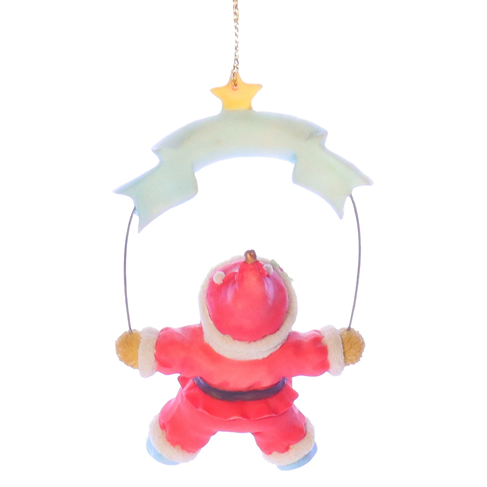 Cherished Teddies Vintage Resin Christmas Ornament 112392 Believe 2003 3.5" - Image 5