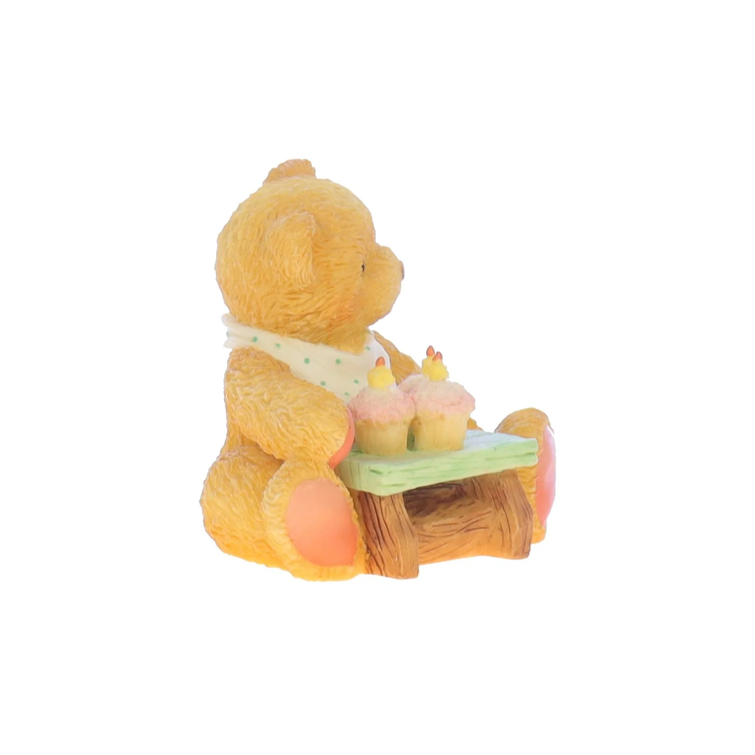 Cherished Teddies Vintage 1992 Resin Figurine Age 3 -"Three Cheers For You" 911313 - Image 7
