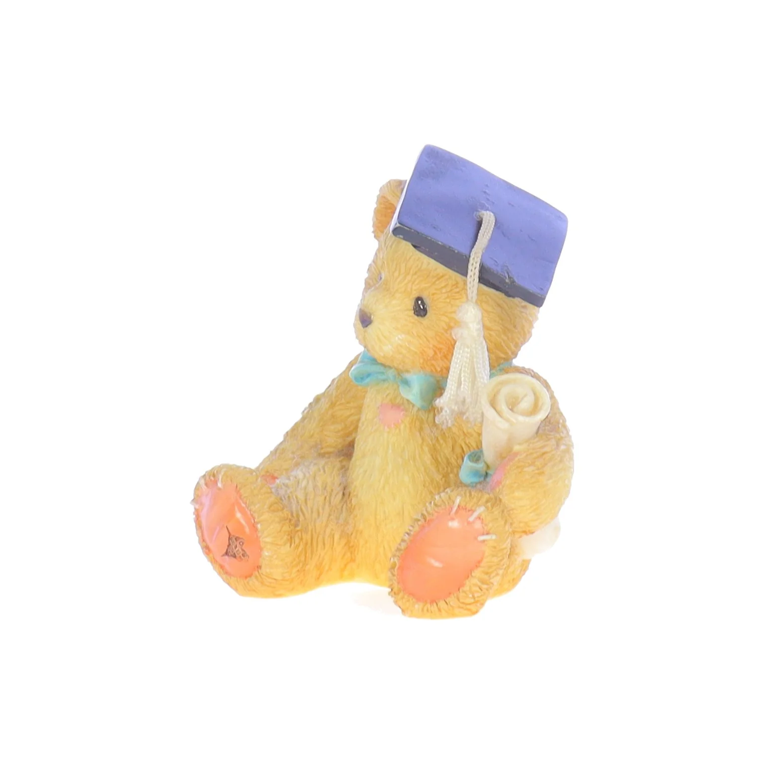 Cherished Teddies Vintage 1995 Resin Figurine Graduation Bear with Diploma 127949 - Image 2