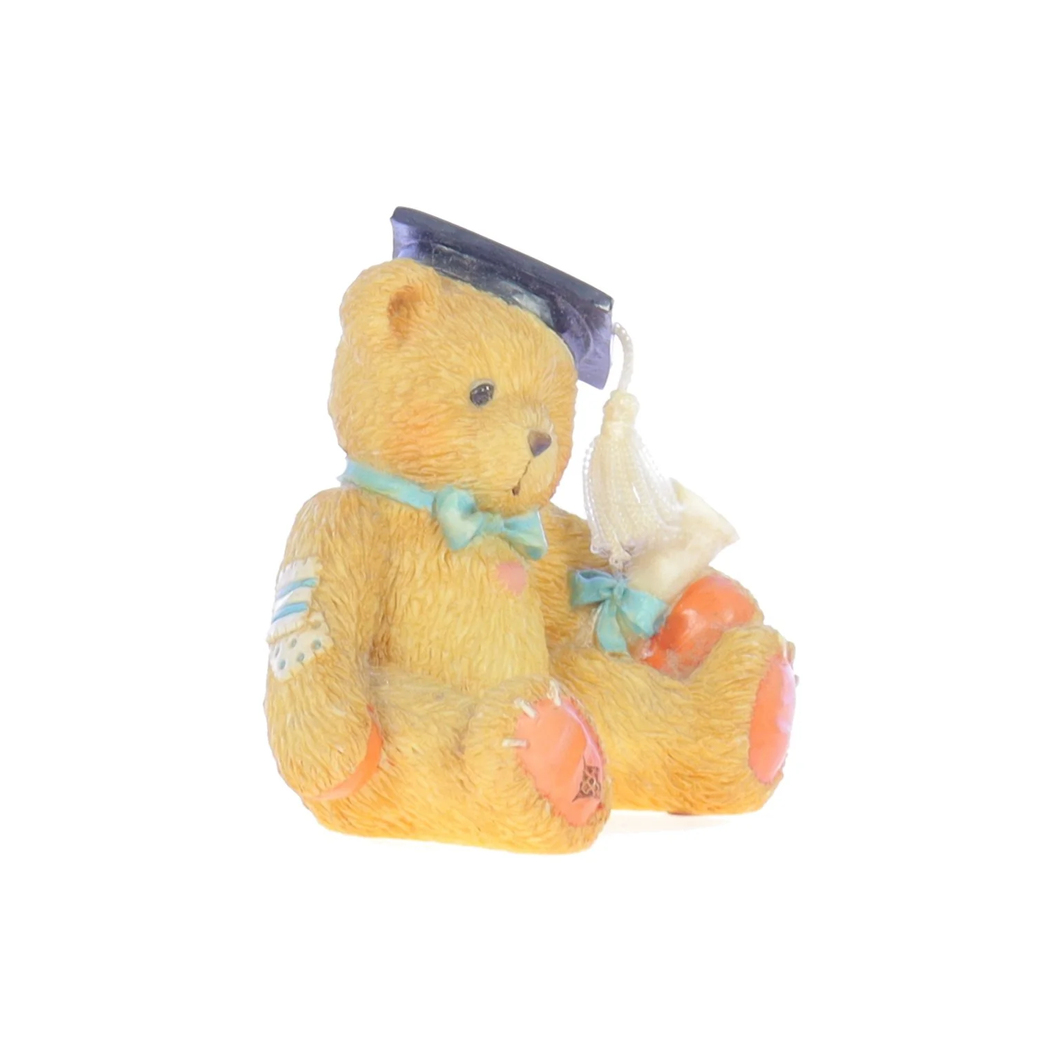 Cherished Teddies Vintage 1995 Resin Figurine Graduation Bear with Diploma 127949 - Image 8