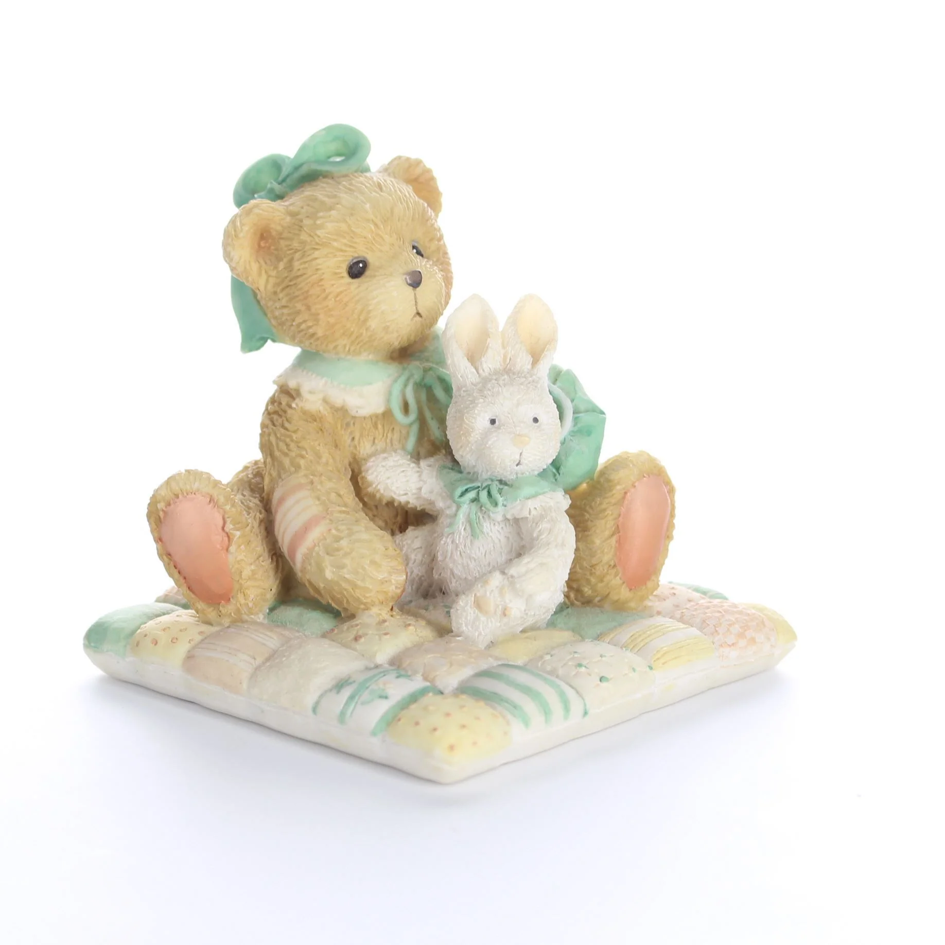Cherished Teddies Vintage Easter Figurine Camille I'd Be Lost Without You 1991 - Image 8