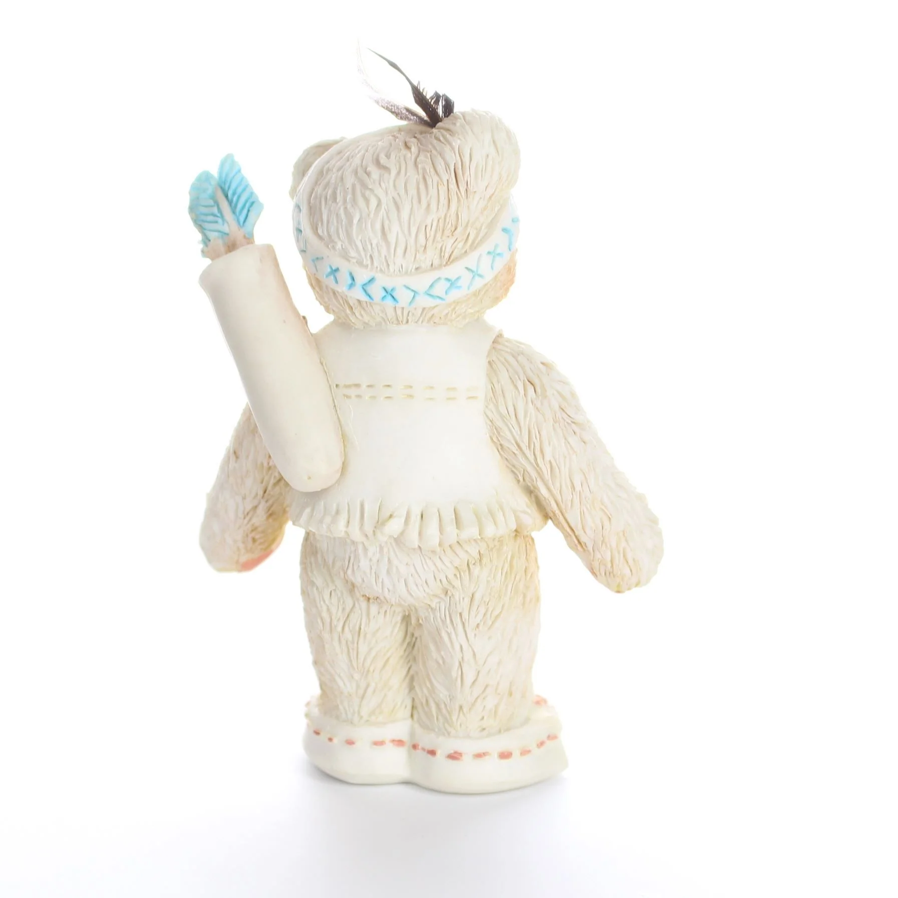 Cherished Teddies Vintage Figurine Wyatt I'm Called Little Running Bear 1994 - Image 6