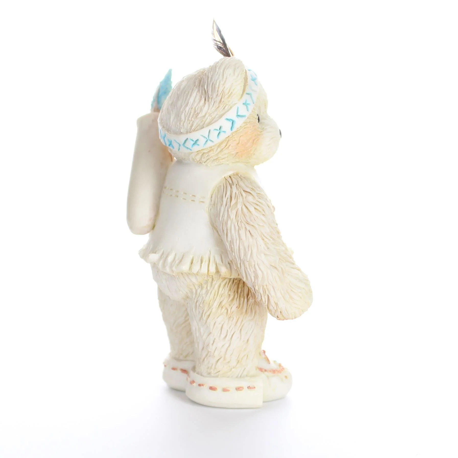 Cherished Teddies Vintage Figurine Wyatt I'm Called Little Running Bear 1994 - Image 7