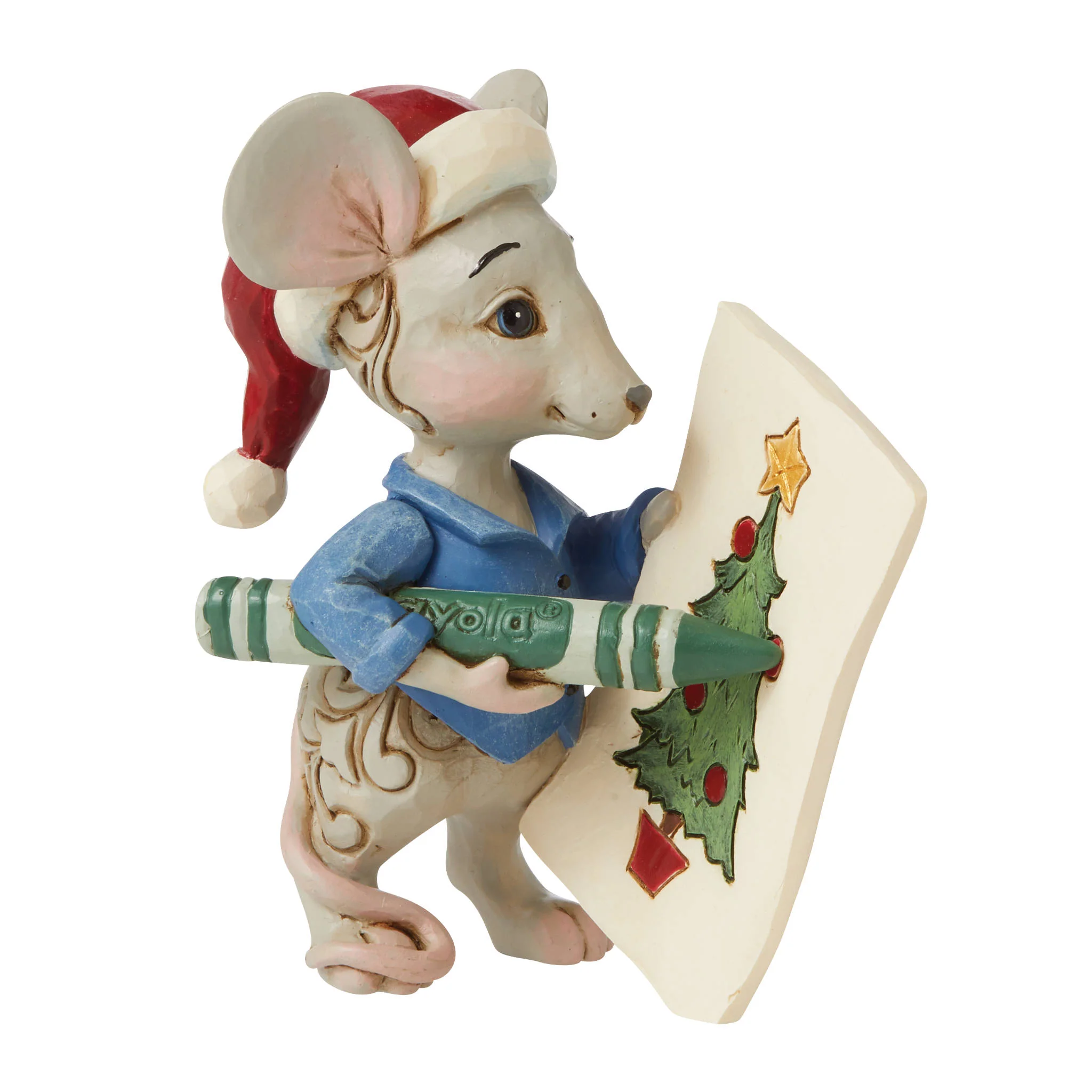 Crayola Christmas Mouse Mini Figurine - Image 2