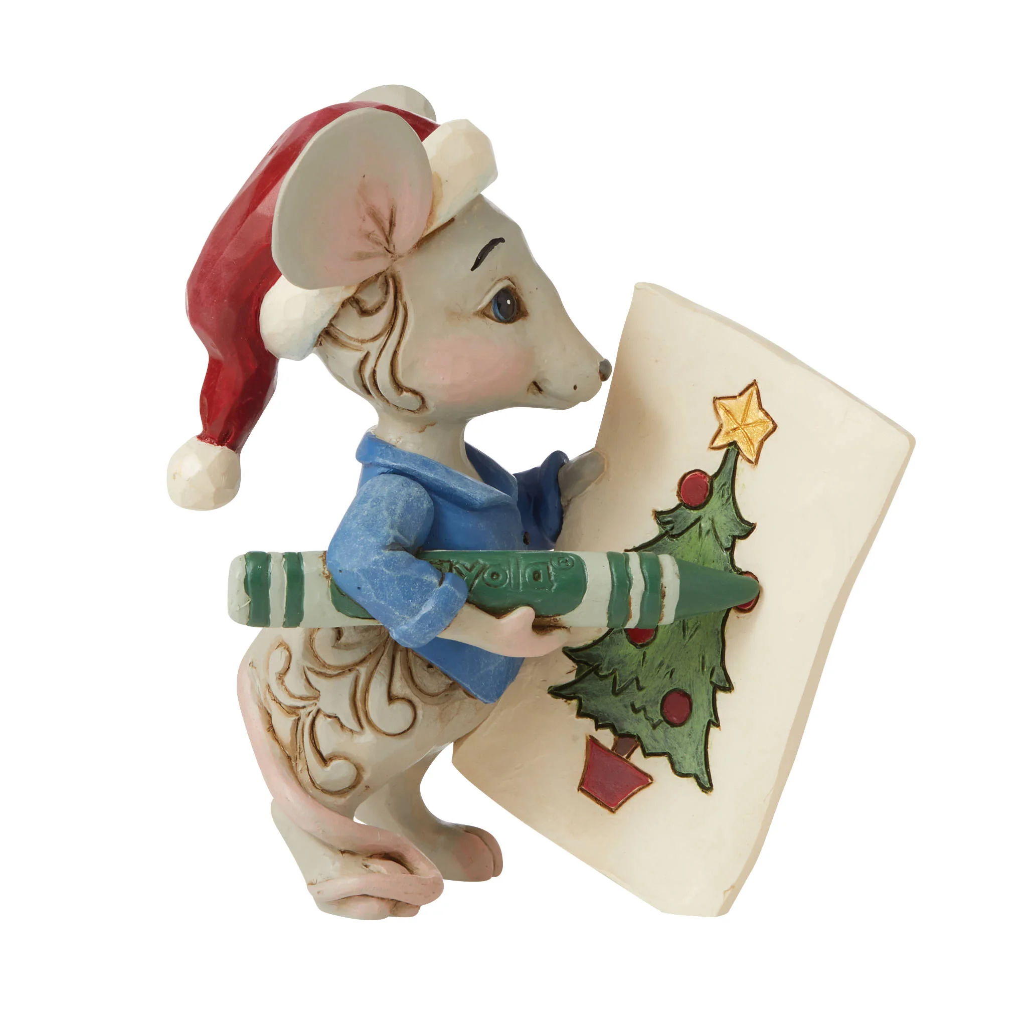 Crayola Christmas Mouse Mini Figurine - Image 3