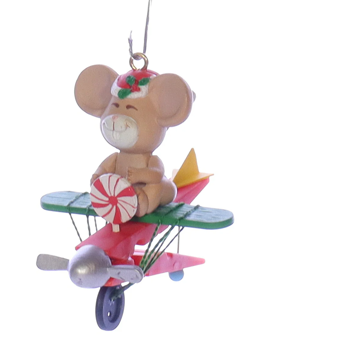 Enesco Treasury of Christmas Ornaments Vintage Artplas Mouse Ornament 566109 - Image 8