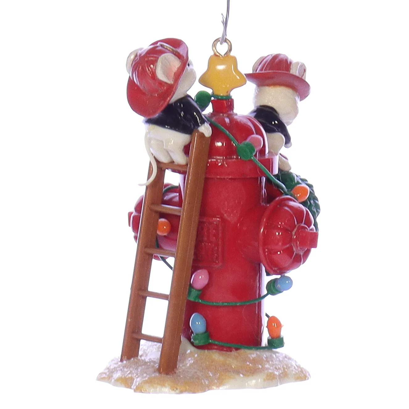 Enesco Treasury of Christmas Ornaments Vintage Artplas Mouse Ornament 573825 - Image 4