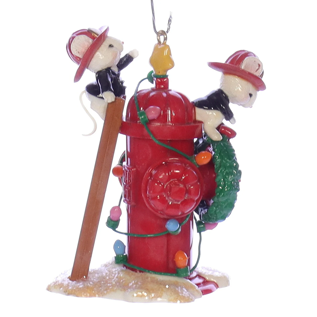 Enesco Treasury of Christmas Ornaments Vintage Artplas Mouse Ornament 573825 - Image 5