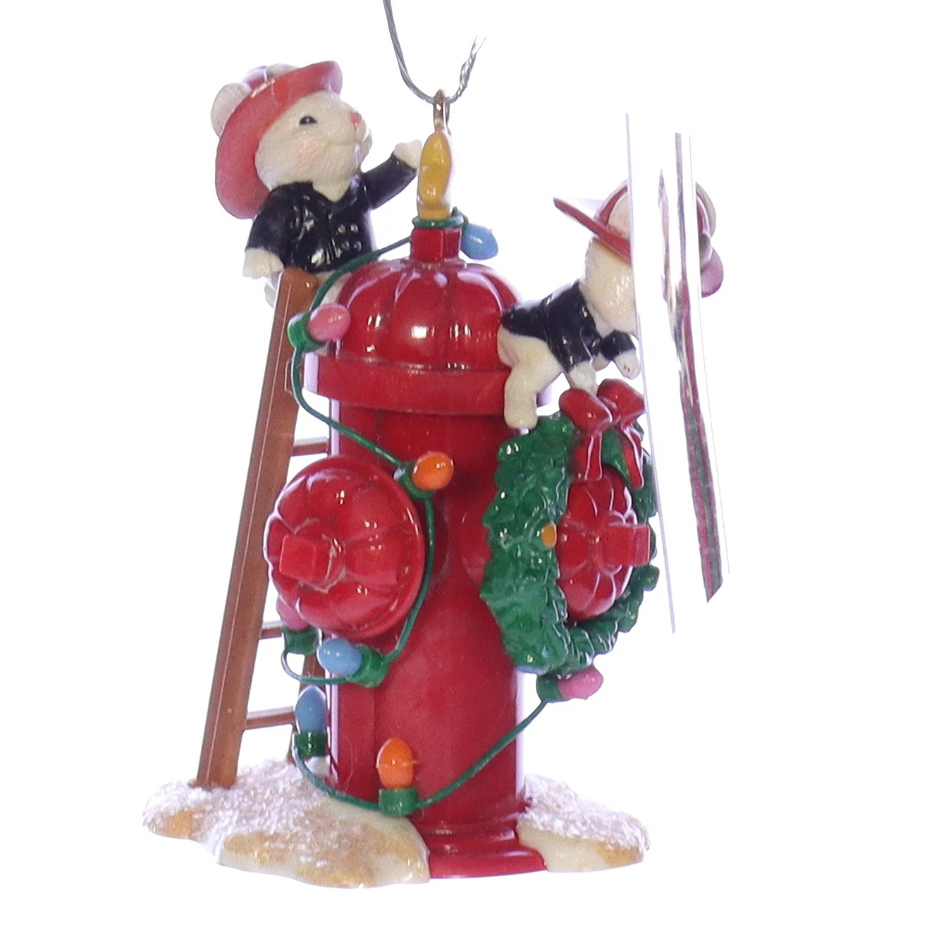 Enesco Treasury of Christmas Ornaments Vintage Artplas Mouse Ornament 573825 - Image 6