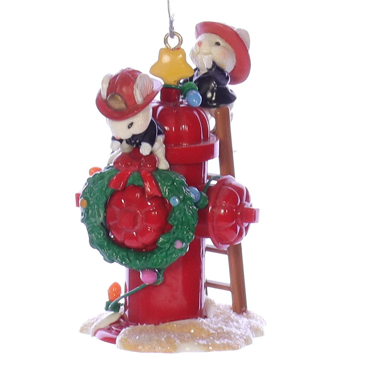 Enesco Treasury of Christmas Ornaments Vintage Artplas Mouse Ornament 573825 - Image 8