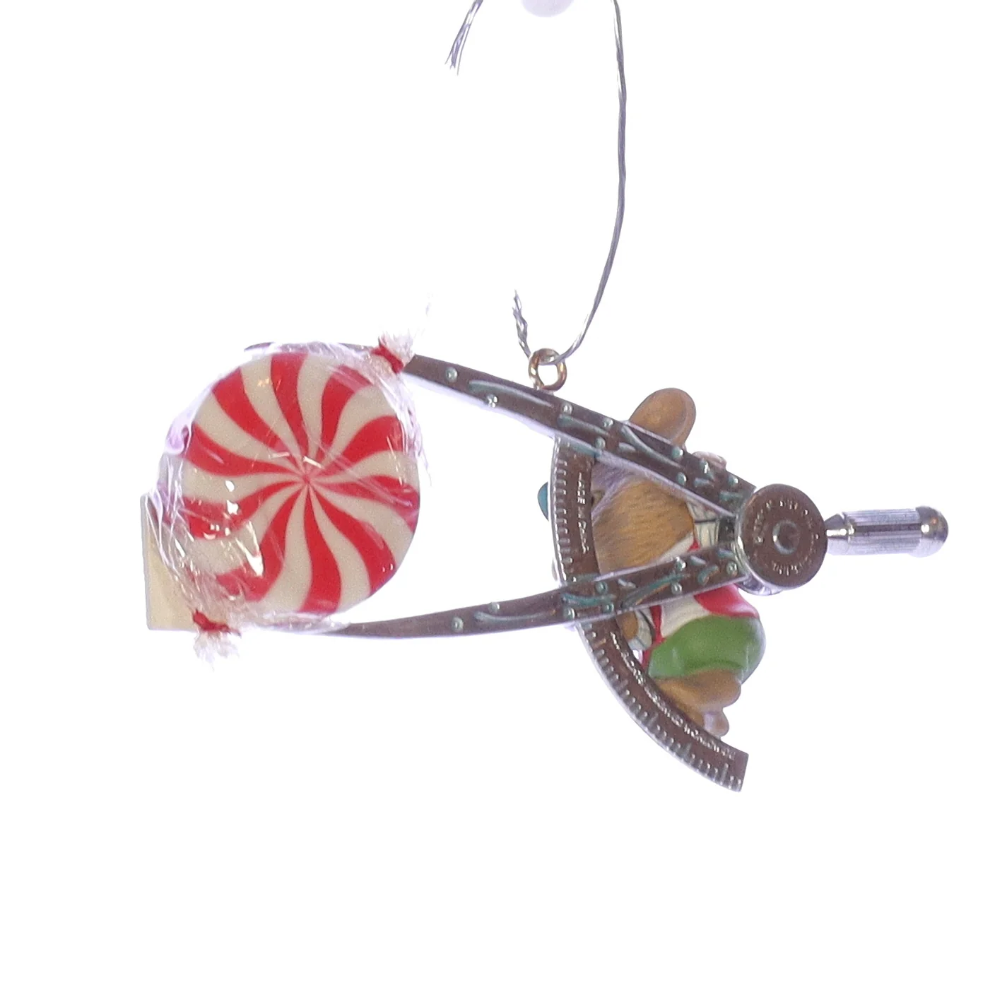 Enesco Treasury of Christmas Ornaments Vintage Artplas Mouse Ornament 583677 3.5" - Image 4