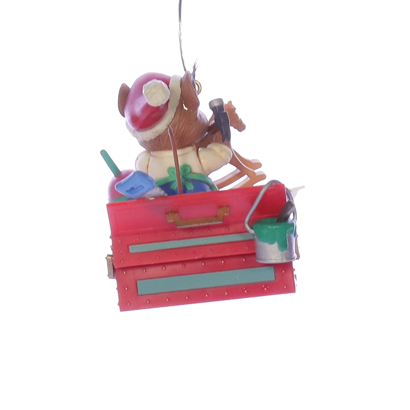 Enesco Treasury of Christmas Ornaments Vintage Artplas Mouse Ornament 584886 2.5" - Image 5