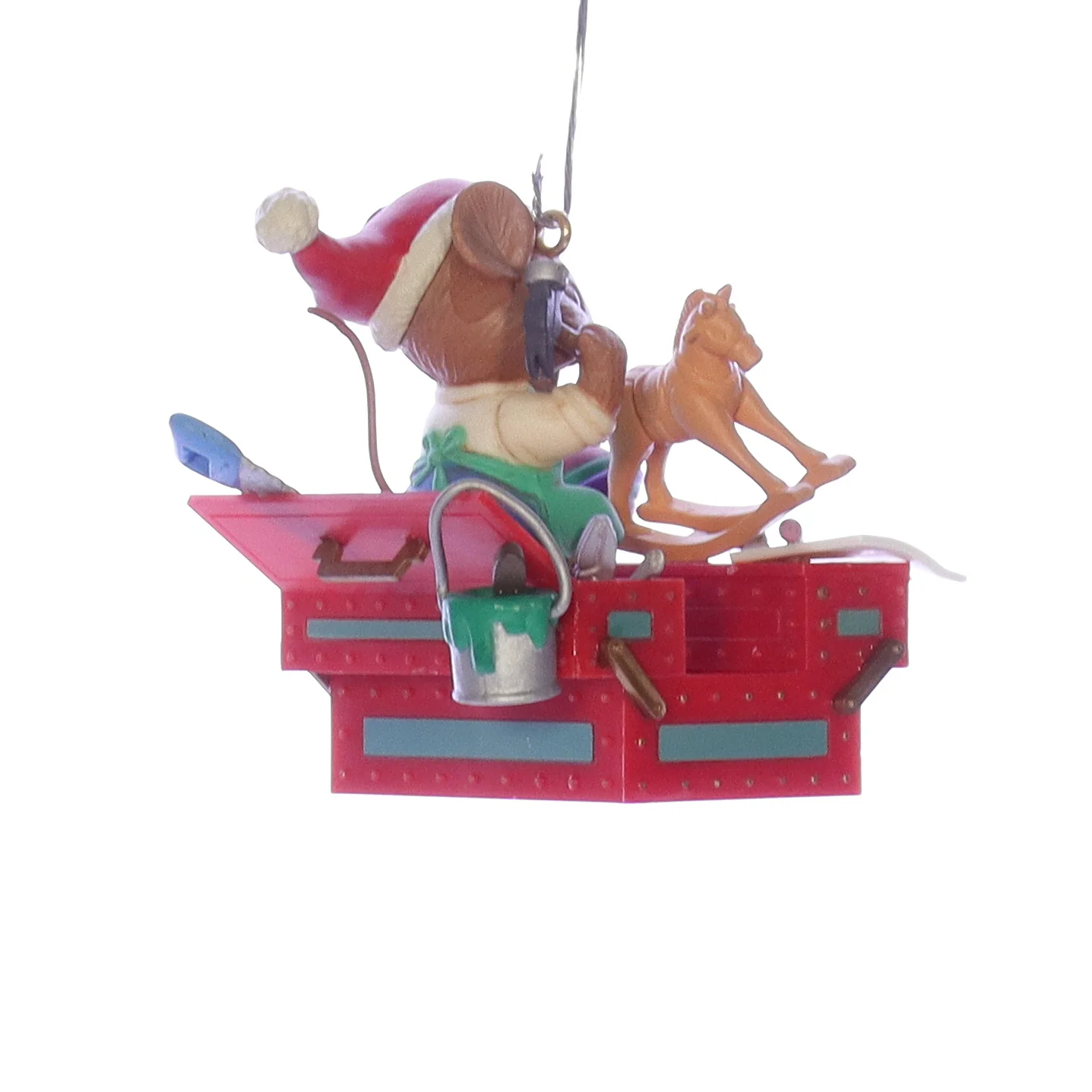Enesco Treasury of Christmas Ornaments Vintage Artplas Mouse Ornament 584886 2.5" - Image 6