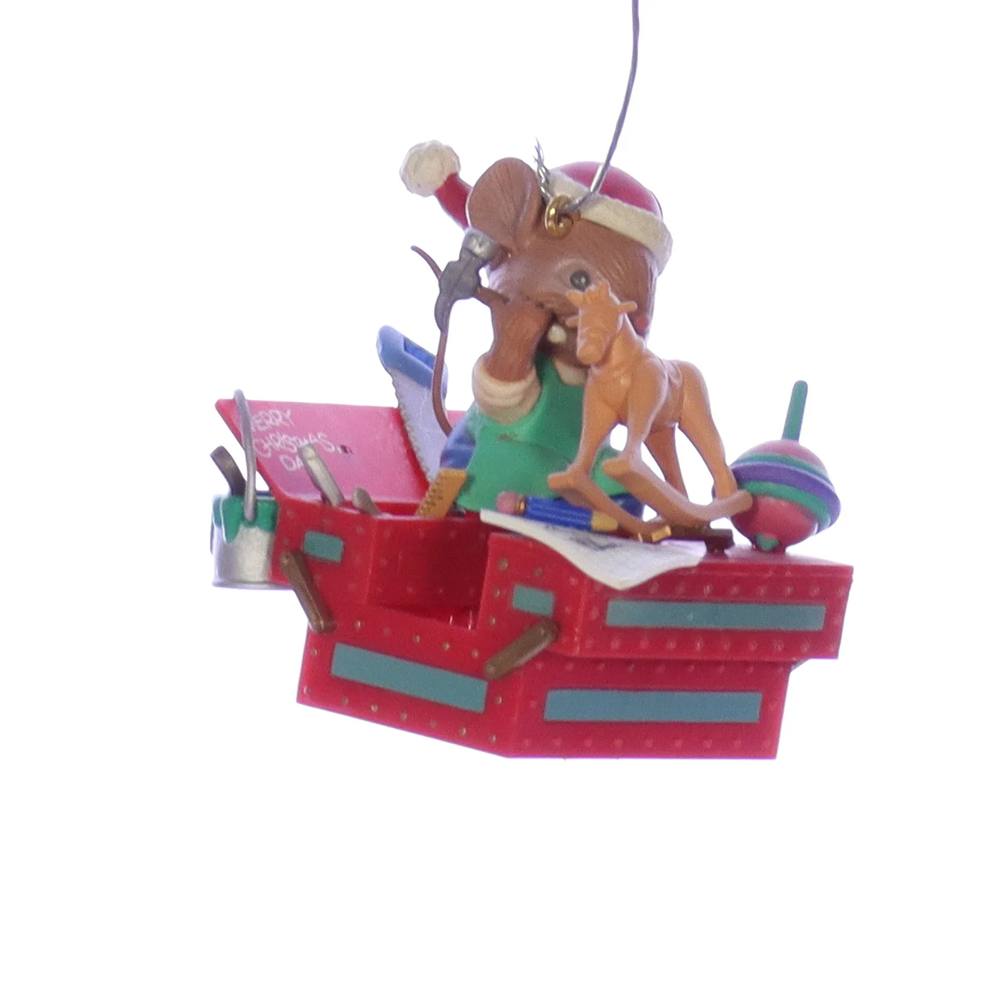 Enesco Treasury of Christmas Ornaments Vintage Artplas Mouse Ornament 584886 2.5" - Image 8