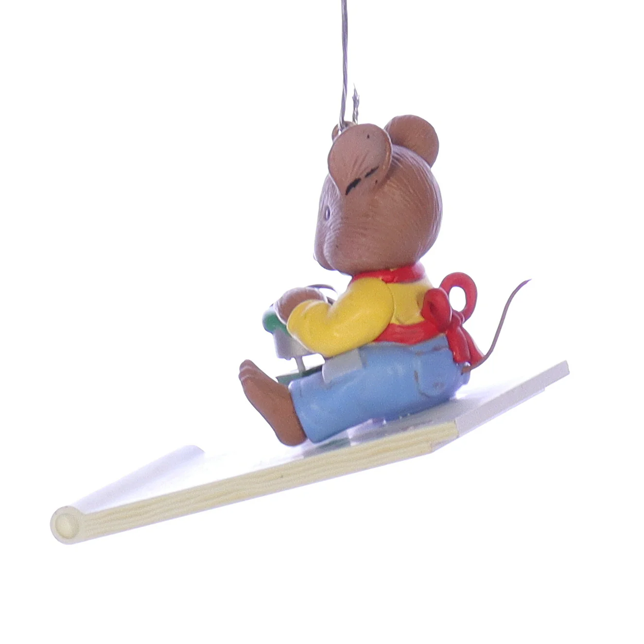 Enesco Treasury of Christmas Ornaments Vintage Artplas Mouse Ornament 595551 2" - Image 5