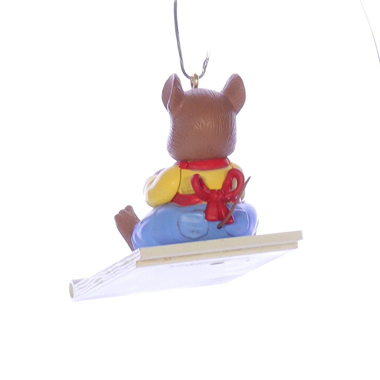 Enesco Treasury of Christmas Ornaments Vintage Artplas Mouse Ornament 595551 2" - Image 6