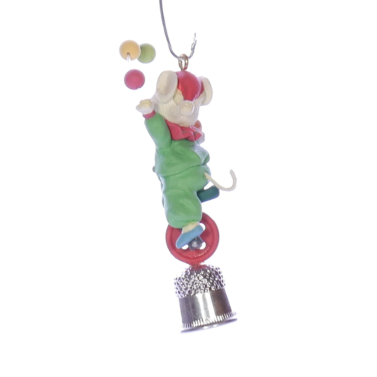 Enesco Treasury of Christmas Ornaments Vintage Artplas Mouse Ornament 597028 - Image 4