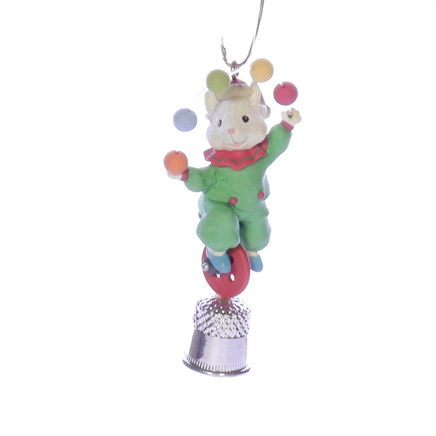 Enesco Treasury of Christmas Ornaments Vintage Artplas Mouse Ornament 597028 - Image 8