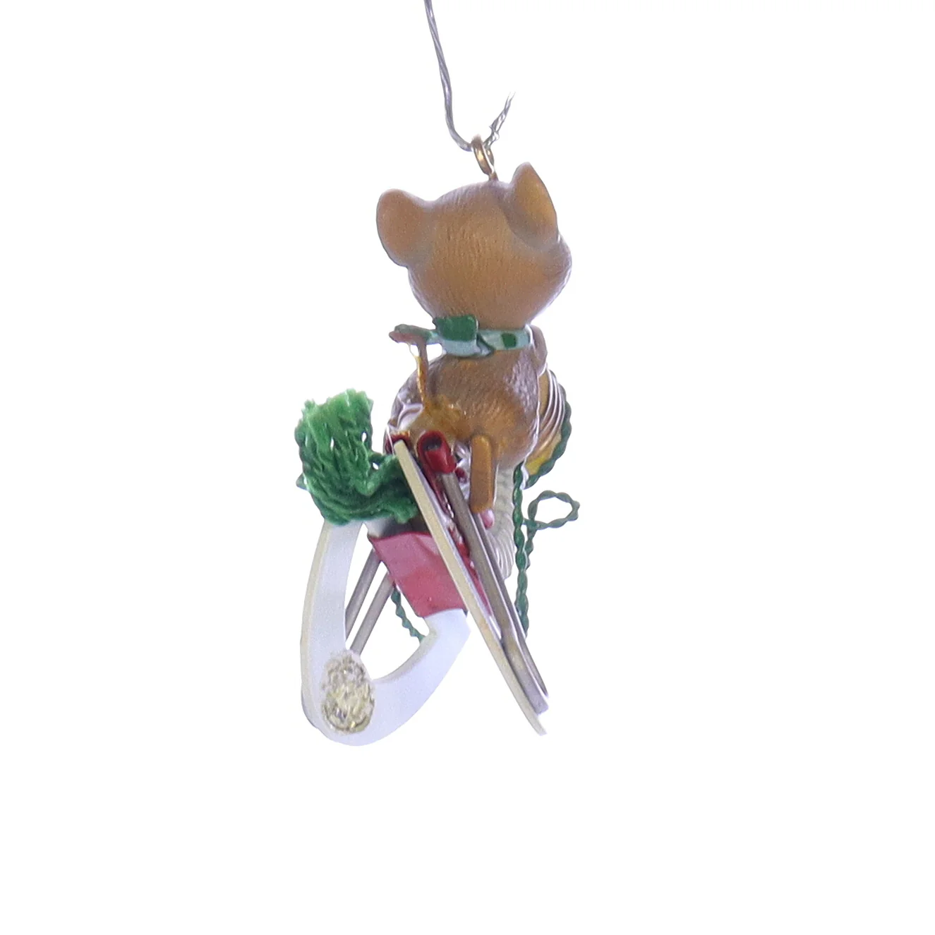 Enesco Treasury of Christmas Ornaments Vintage Artplas Mouse Figurine 830054 2.5" - Image 3