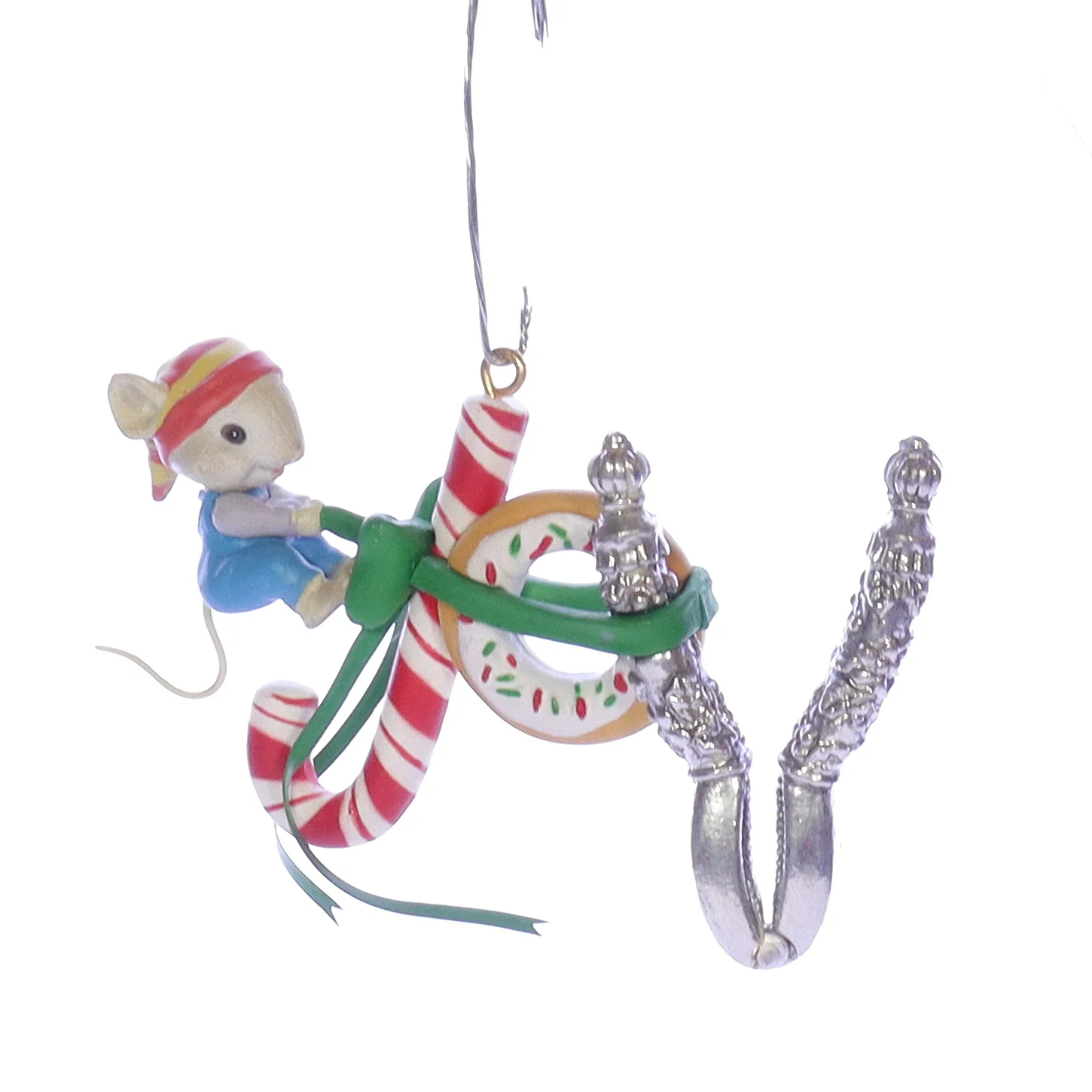 Enesco Treasury of Christmas Ornaments Vintage Artplas Mouse Limited Edition - Image 6