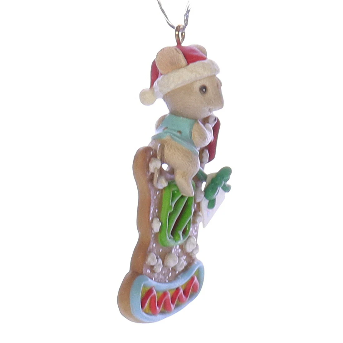 Enesco Treasury of Christmas Ornaments Vintage Artplas Mouse Ornament 8315814 3" - Image 8