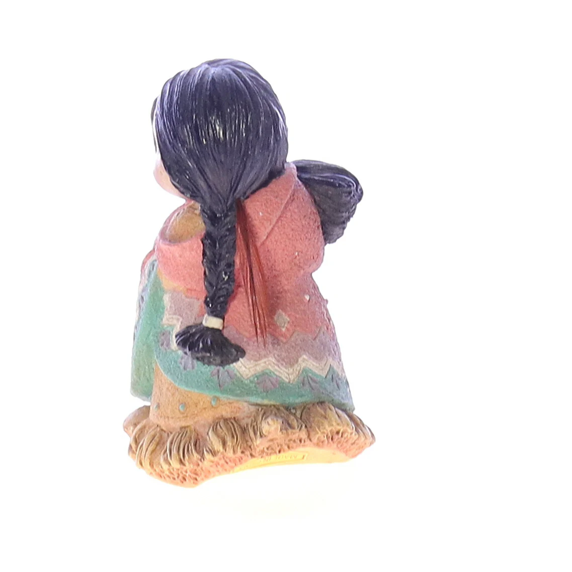 Friends of a Feather Vintage Resin Native American Figurine 115746 1994 3.25" - Image 3