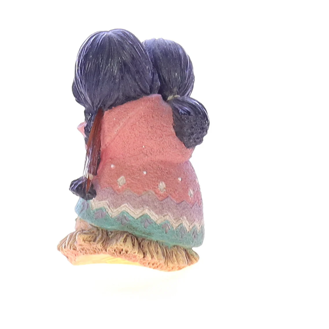 Friends of a Feather Vintage Resin Native American Figurine 115746 1994 3.25" - Image 4